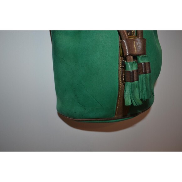 Dooney & Bourke Vintage USA Logo Kelly Green Backpack - Picture 4 of 7